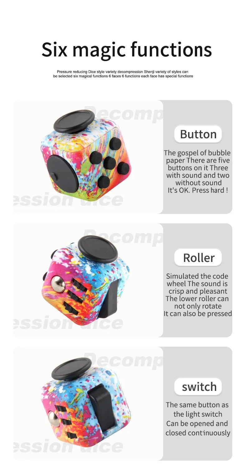 Multiple Use Fidget Cubes