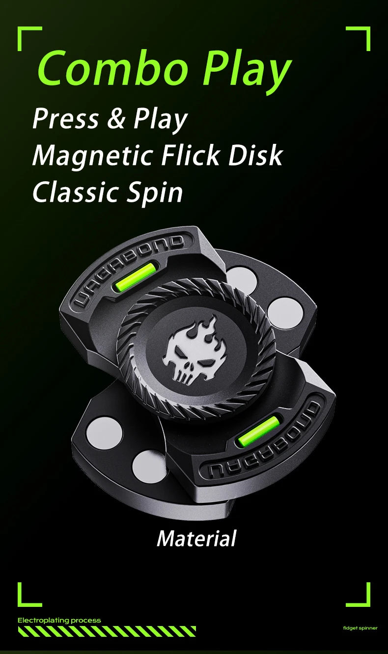 Skeleton Bone Magnetic Fidget Spinner